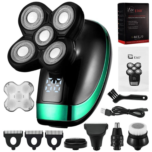 Portable Rechargeable 5-in-1 Electric Shaver